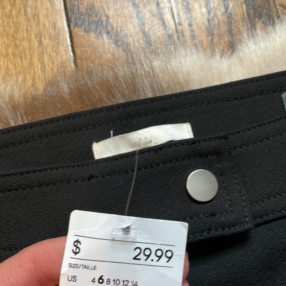 H&M pants leggings with zipper details NWT$30 - Picture 3 of 6